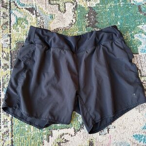Women's Black Athletic Shorts